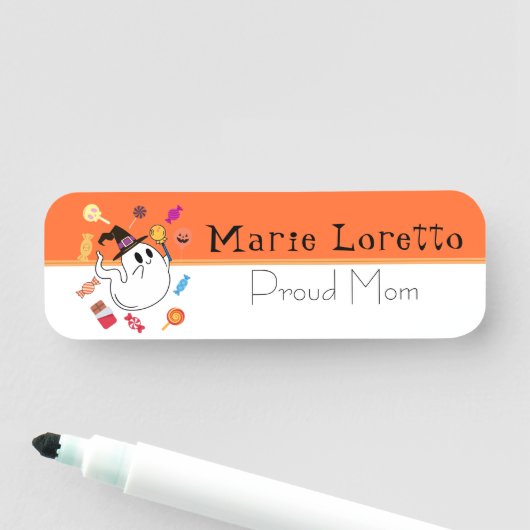 Halloween Safety Button oder Employee Magnetic Nam (Beispiel)