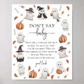 Halloween Sage kein Baby-Poster Poster (Vorne)