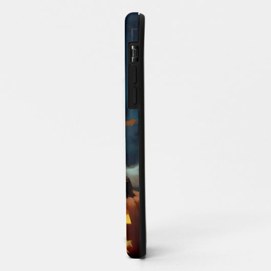 Halloween Saint Bernard mit Pumpkins Beängstigend Case-Mate iPhone Hülle (Hinten/Links)