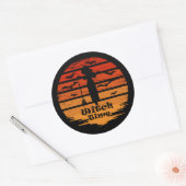 Halloween-Saison Runder Aufkleber (Umschlag)