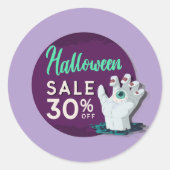 Halloween Sale  Runder Aufkleber (Vorderseite)
