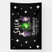 Halloween Salem Apothecary Potions Tonics Elixirs Banner (Vertikal)