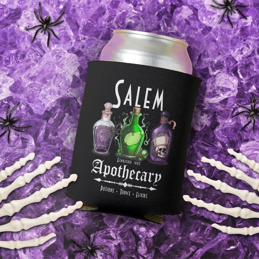 Halloween Salem Apothecary Potions Tonics Elixirs Dosenkühler