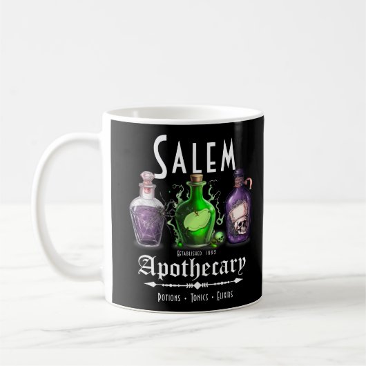 Halloween Salem Apothecary Potions Tonics Elixirs Kaffeetasse (Links)