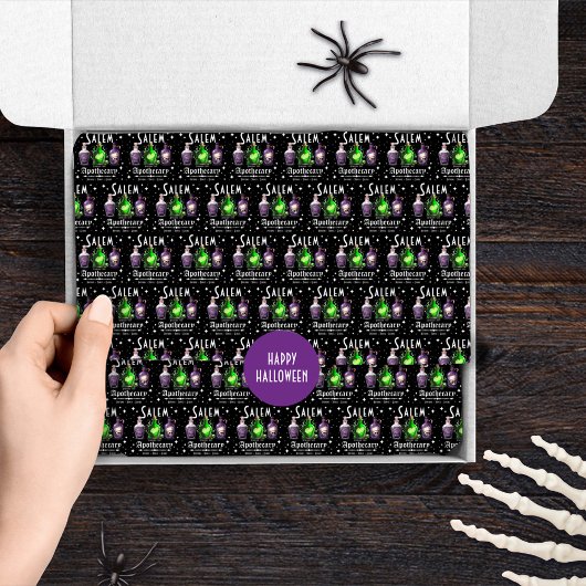 Halloween Salem Apothecary Potions Tonics Elixirs Seidenpapier