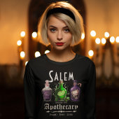 Halloween Salem Apothecary Potions Tonics Elixirs T-Shirt