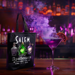 Halloween Salem Apothecary Potions Tonics Elixirs Tasche