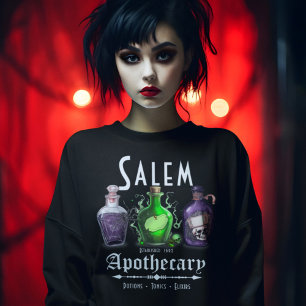 Halloween Salem Apotheke Tränke Tinkturen Elixiere Sweatshirt