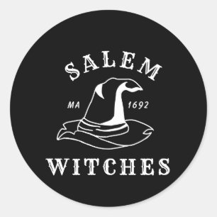 Halloween, Salem Hexen Runder Aufkleber