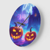 Halloween Samhain Große Wanduhr (Winkel)