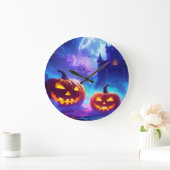 Halloween Samhain Große Wanduhr (Zuhause)