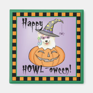 Halloween Samoyed Magnet