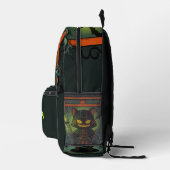 Halloween Samurai Warrior - Creepy Japan Spooky Bedruckter Rucksack (Rechts)
