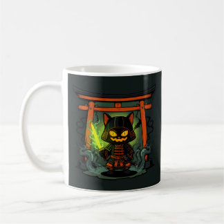Halloween Samurai Warrior - Creepy Japan Spooky Kaffeetasse
