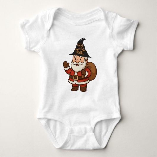 HALLOWEEN SANTA CLAUS TRICK ODER TREAT T - Shirt (Vorderseite)