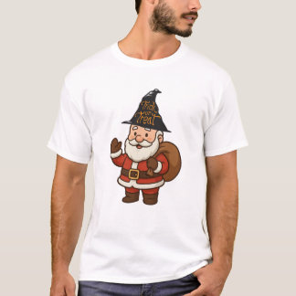 HALLOWEEN SANTA CLAUS TRICK ODER TREAT T - Shirt