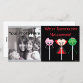 Halloween-Sauger Feiertagskarte (Vorne/Hinten)