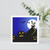 Halloween Save The Date (Stehend Vorderseite)