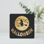 Halloween Save The Date (Stehend Vorderseite)