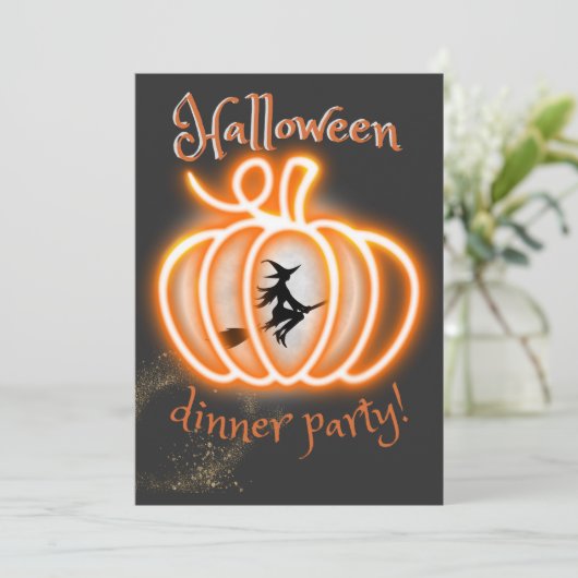 Halloween Save The Date (Stehend Vorderseite)