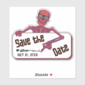 Halloween Save the Date Aufkleber (Blatt)
