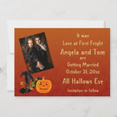 Halloween Save the Date Einladung (Rückseite)