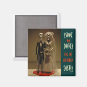 Halloween Save the Date Magnet (Vorderseite/Rückseite)