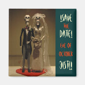 Halloween Save the Date Magnet (Vorne)