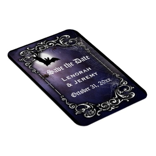 Halloween Save the Date Magnet (Rechte Seite)