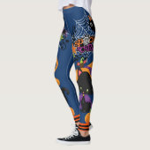Halloween Scardy Cat Niedlich Hexensprecher Leggin Leggings (Links)