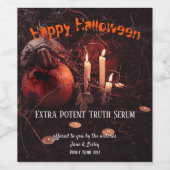 Halloween Scare Potion Weinlabel Weinetikett (Einzelnes Label)