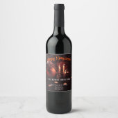 Halloween Scare Potion Weinlabel Weinetikett (Vorderseite)