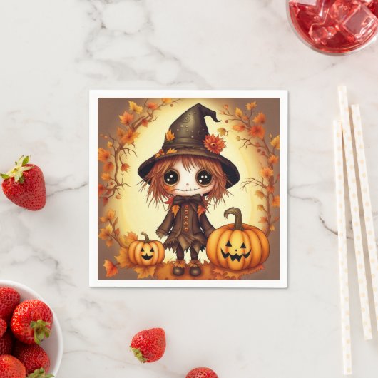 Halloween Scarecrow 1 Serviette (Beispiel)