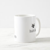 Halloween Scarecrow Design mit Jack-o'-Lanterns | Kaffeetasse (VorderseiteRechts)