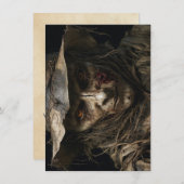 Halloween Scarecrow Grußkarte (Vorne/Hinten)