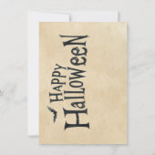 Halloween Scarecrow Grußkarte (Rückseite)