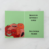 HALLOWEEN SCARECROW JOKE-Karte Karte (Innenseite)