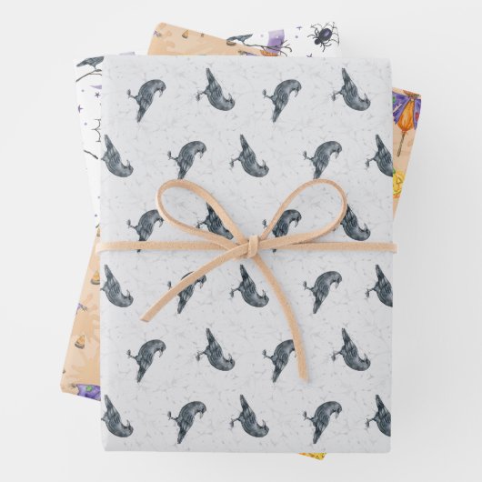 Halloween Scarecrow mit Pumpkin Geschenkpapier Set (Beispiel)