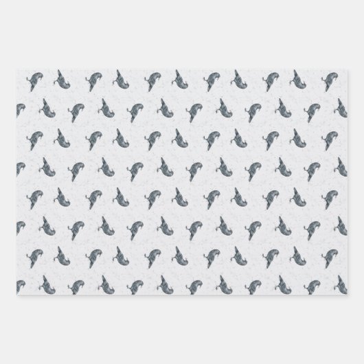 Halloween Scarecrow mit Pumpkin Geschenkpapier Set (Vorderseite)