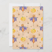 Halloween Scarecrow mit Pumpkin-Party Einladung (Rückseite)