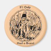 Halloween Scarecrow No Brain Magnet (Vorne)