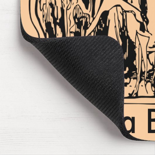 Halloween Scarecrow No Brain Mousepad (Ecke)