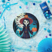 Halloween Scarecrow Paper Plate Pappteller (Party)