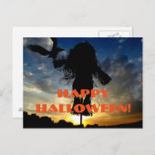 Halloween Scarecrow Postkarte (Vorne/Hinten)