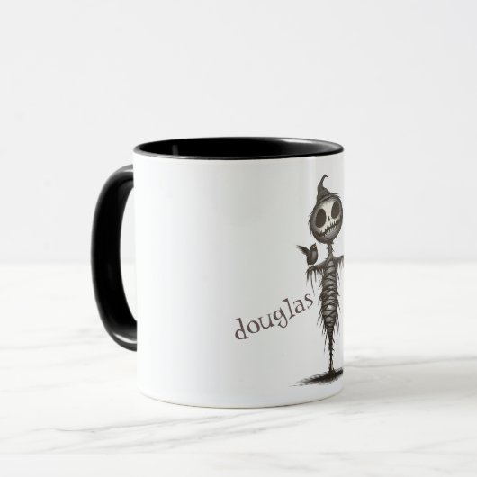 Halloween Scarecrow Tasse (Vorderseite Links)