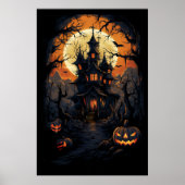 Halloween Scarecrow's Haunting Castle Poster (Vorne)