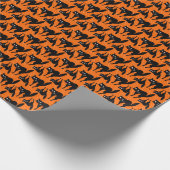 Halloween Scaredy Cat Geschenkpapier (Ecke)