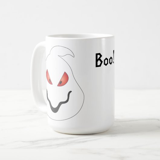 Halloween Scarey Ghost Kaffeetasse (Vorderseite Links)