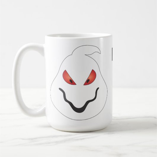 Halloween Scarey Ghost Kaffeetasse (Links)