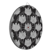 Halloween, Scary Ghost, Trick Or Treat, Boo Dartscheibe (Vorderseite Links)